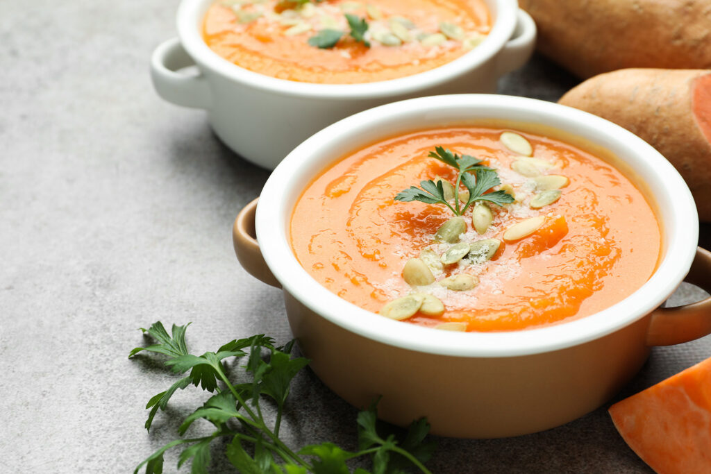 Sweet Potato, Coconut and Miso Soup